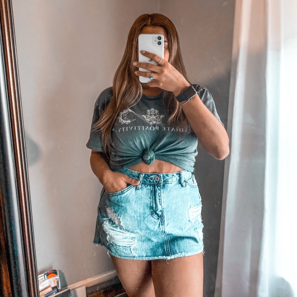 Jean skirt